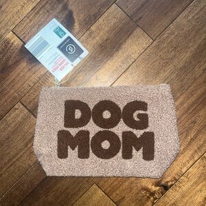 DOG MOM NWT Brown Sherpa Pouch